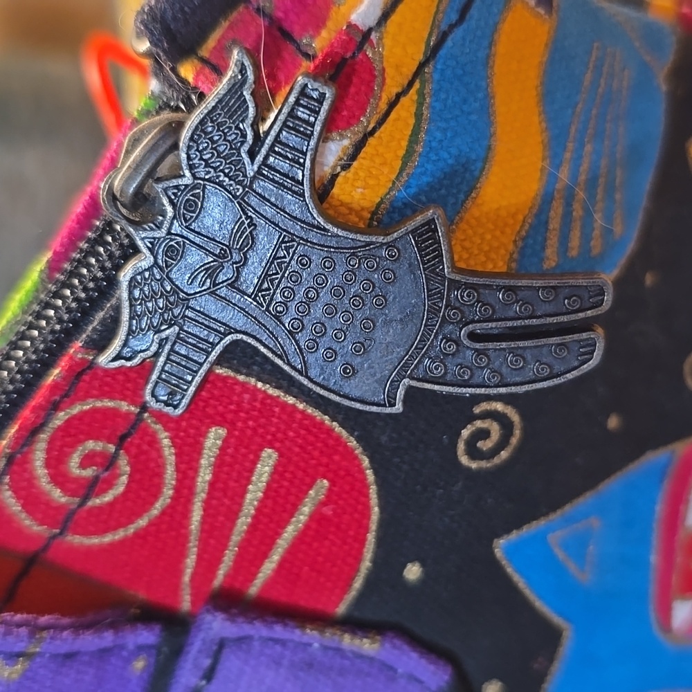 Laurel Burch Multicolor Cat Design Bag - Picture 6 of 7